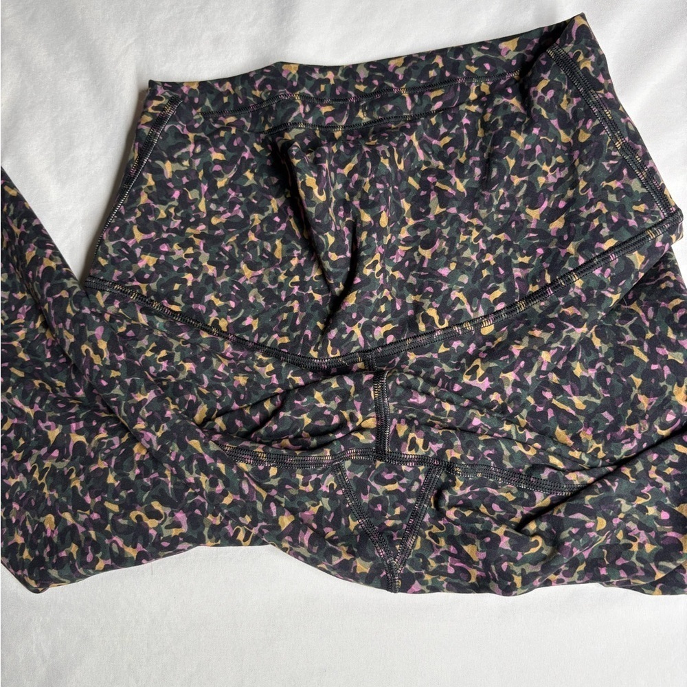 Lululemon Wunder Train High-Rise Tight 28" Fluctuate Micro Pink Multi - Picture 10 of 11